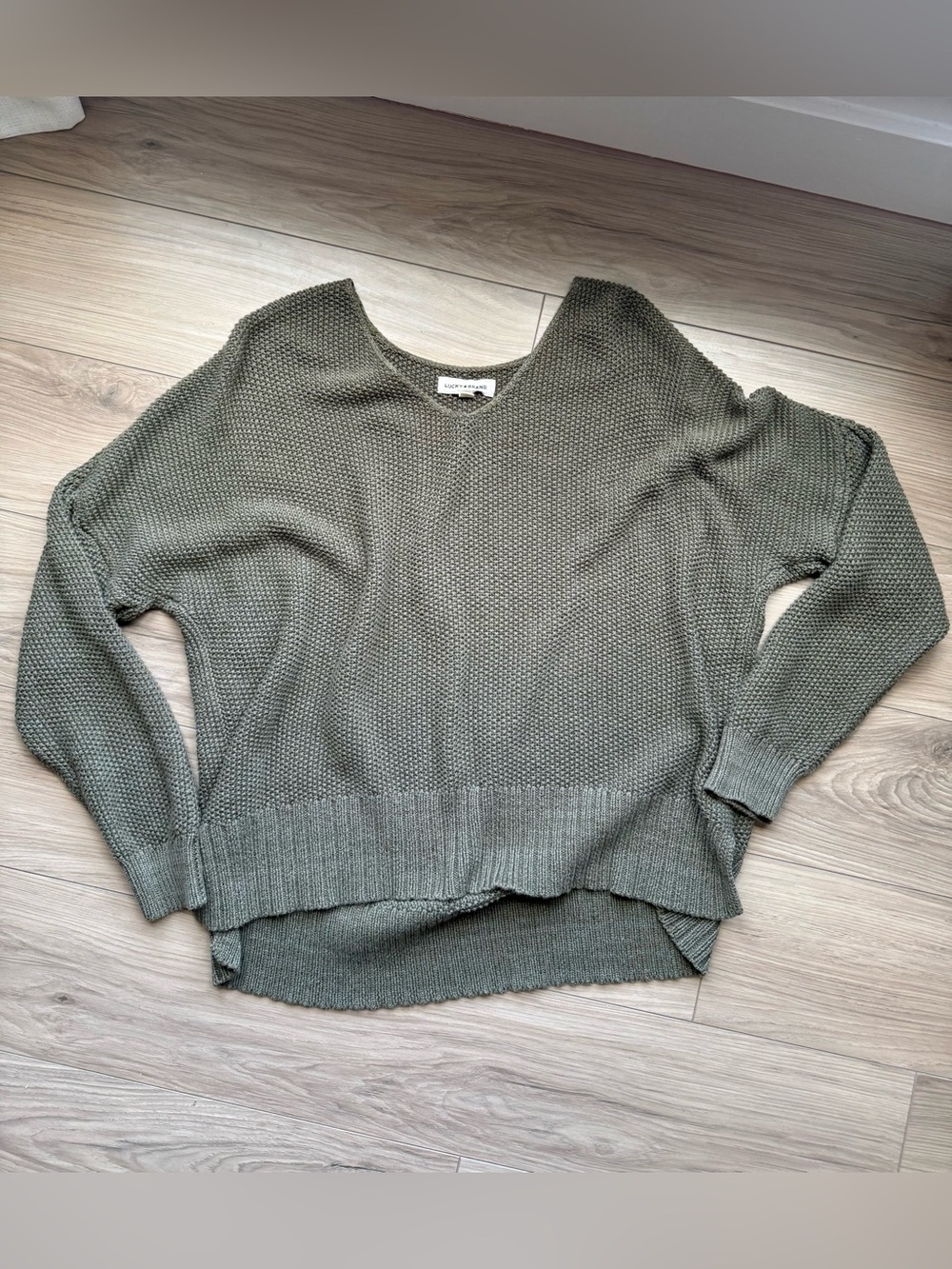 Lucky Brand Green Sweater